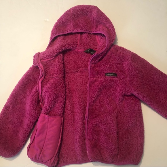 Eddie Bauer Fleece Hooded Jacket - Picture 4 of 6